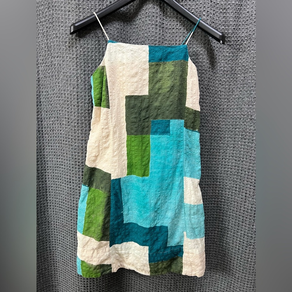 Banana Republic Color Block Mini Flowy Dress Size Medium